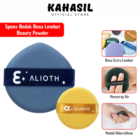 Spons Sponge Bedak Tabur Powder Puff Foundation Makeup Cushion Make Up Tools KMJ131 - masukkeranjang.com