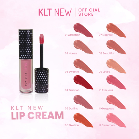 Klt new klt lip cream 06 fixation by glads 2ml - masukkeranjang.com